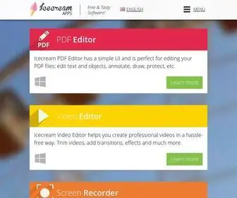 Icecreamapps.com(PDF Editor) Screenshot