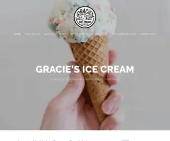 IcecreamGracies.com(Gracie's Ice Cream) Screenshot