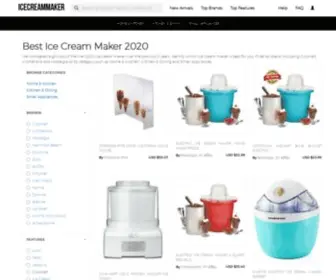 Icecreammaker.biz(Ice Cream Maker Reviews and Top Prices) Screenshot