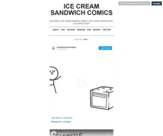 Icecreamsandwichcomics.com(Ice Cream Sandwich Comics) Screenshot