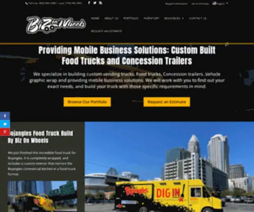 Icecreamtruck4Sale.com(Food trucks Concession trailer manufacturer) Screenshot