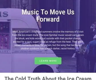 Icecreamtrucksong.com(Music To Move Us Forward) Screenshot