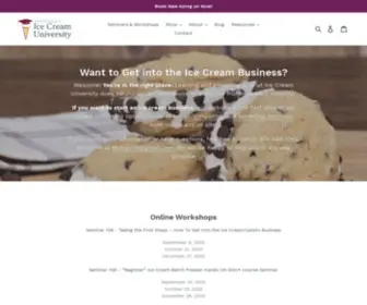 Icecreamuniversity.org(Ice Cream University) Screenshot