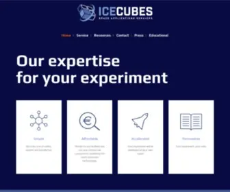 Icecubesservice.com(ICE Cubes) Screenshot