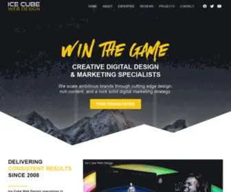 Icecubewebdesign.com(Ice Cube Web Design) Screenshot