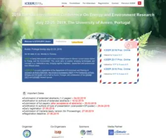 Iceer.net(8th ICEER 2021) Screenshot
