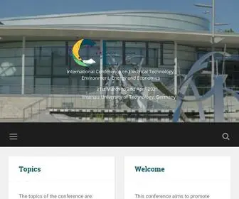 Iceete2020.com(Energy Environmental Technology and Economics Research Conference) Screenshot