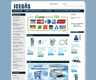 Icegas.com.br(Icegas) Screenshot