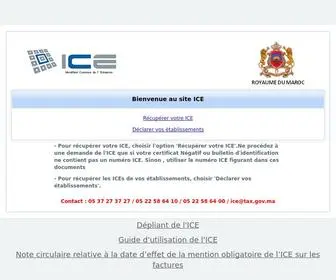 Ice.gov.ma(Ice) Screenshot