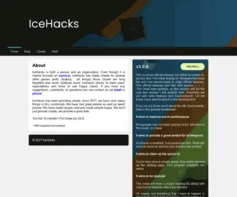 Icehacks.net(IceHacks) Screenshot