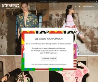Iceiceberg.com(Eclectic & creative sportswear since 1974) Screenshot