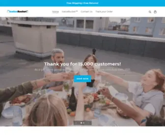 Iceicebucket.com(Create an Ecommerce Website and Sell Online) Screenshot