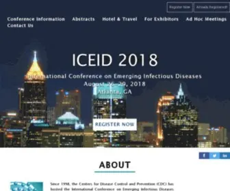 Iceid.org(2012 International Conference on Emerging Infectious Diseases) Screenshot