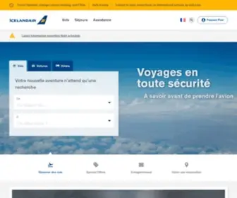 Icelandair.fr(Icelandair) Screenshot