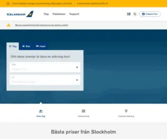 Icelandair.se(Icelandair) Screenshot