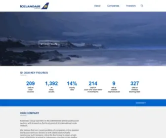 Icelandairgroup.com(Icelandair Group) Screenshot