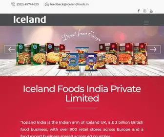 Icelandfoods.in(Iceland Foods) Screenshot