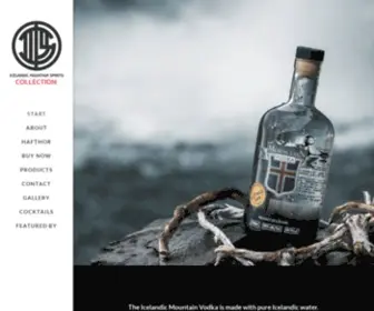 Icelandicmountainvodka.is(Icelandic Mountain Vodka) Screenshot