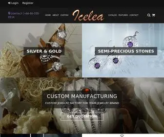 Iceleajewel.com(ICELEA JEWLERY) Screenshot