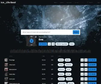 Icelifebeat.com(Ice Life Beat Music Store) Screenshot