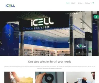 Icell-Uae.com(Tomorrow is now) Screenshot