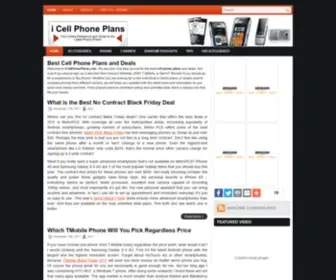 Icellphoneplans.com(Cell phone plans) Screenshot