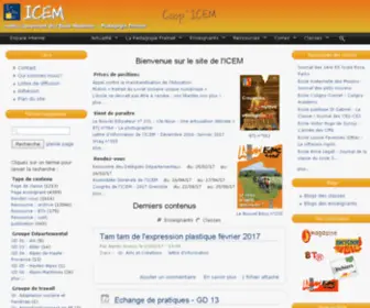 Icem-Freinet.info(ICEM) Screenshot