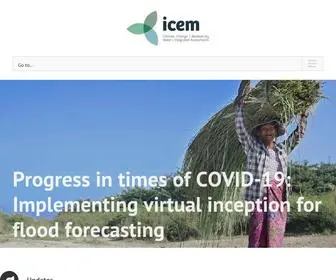 Icem.com.au(International Centre for Environmental Management) Screenshot