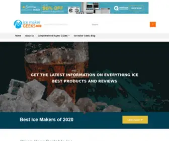 Icemakergeeks.com(We Are The Authority On Everything Ice) Screenshot