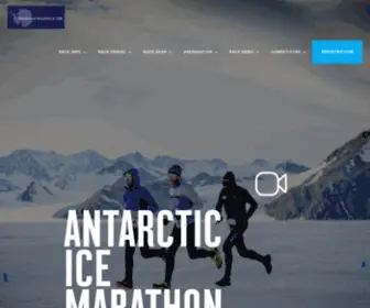 Icemarathon.com(The Antarctic Ice Marathon) Screenshot