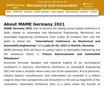 Icemechanicalengg.com(MAME Germany 2021) Screenshot