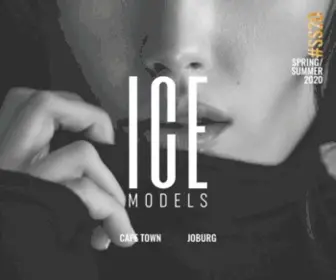 Icemodels.co.za(Ice Model Management) Screenshot
