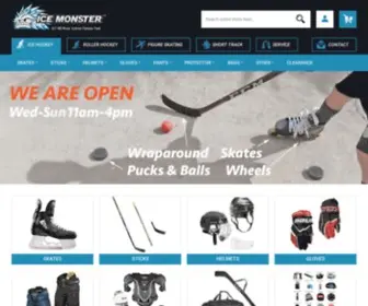 Icemonster.com.au(Ice Hockey Equipment) Screenshot