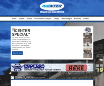 Icentersalem.com(The Icenter) Screenshot