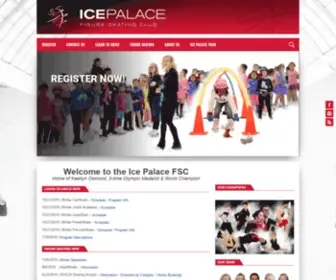 Icepalace.ca(Ice Palace FSC) Screenshot