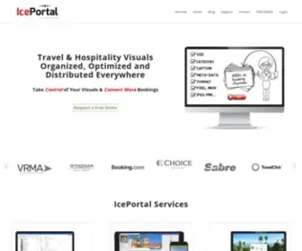 Iceportal.com(Take Control of Your Visuals & Convert More Bookings) Screenshot