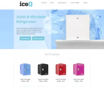 Iceq.co.uk(Stylish & Practical Refrigeration) Screenshot