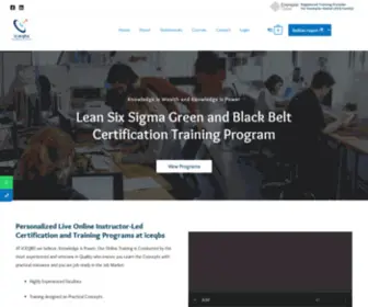 Iceqbs.org(Iceqbs Six Sigma Training Iceqbs.com International) Screenshot