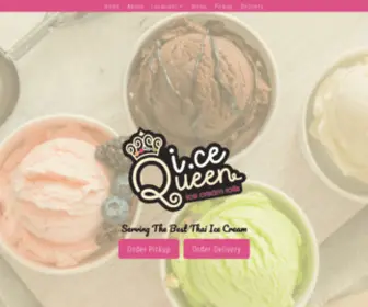 Icequeen-Icecreamrolls.com(Best Thai Ice Cream in British Columbia) Screenshot