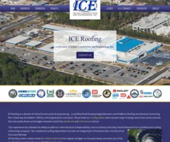 Iceroofing.us(ICE Roofing Panama City FL) Screenshot