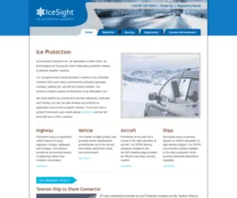 Icesight.com(Ice Protection Systems) Screenshot