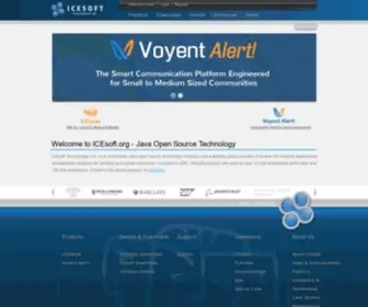 Icesoft.org(Mobile Rich Internet Applications) Screenshot
