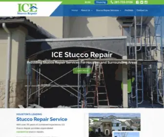 Icestuccorepairs.com(ICE Residential Exterior Repairs) Screenshot