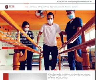 Icesuniversidad.com.mx(Instituto Cientifico de Educacion Superior) Screenshot