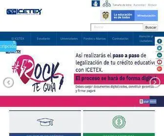 Icetex.gov.co(Página principal del ICETEX) Screenshot