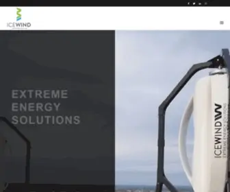 Icewindusa.com(Vertical Axis Wind Turbine) Screenshot