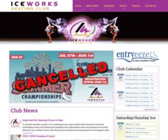 Iceworkssc.org(IceWorks Skating Club) Screenshot