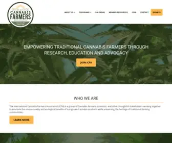 Icfa.farm(International Cannabis Farmers Association) Screenshot