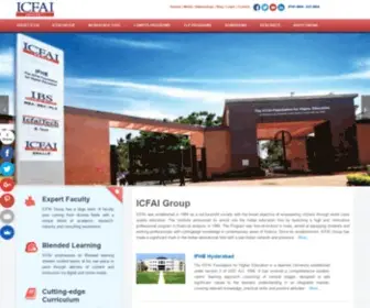 Icfaiuniversity.in(ICFAI University) Screenshot