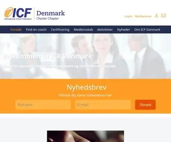 Icfdanmark.dk(International Coach Federation) Screenshot